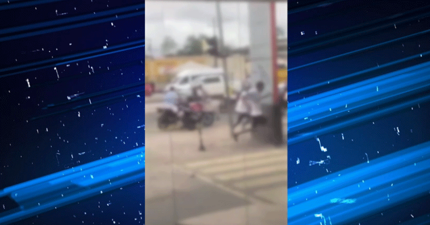Imagens mostram momentos de correria durante confronto briga de torcidas organizadas na Augusto Montenegro.