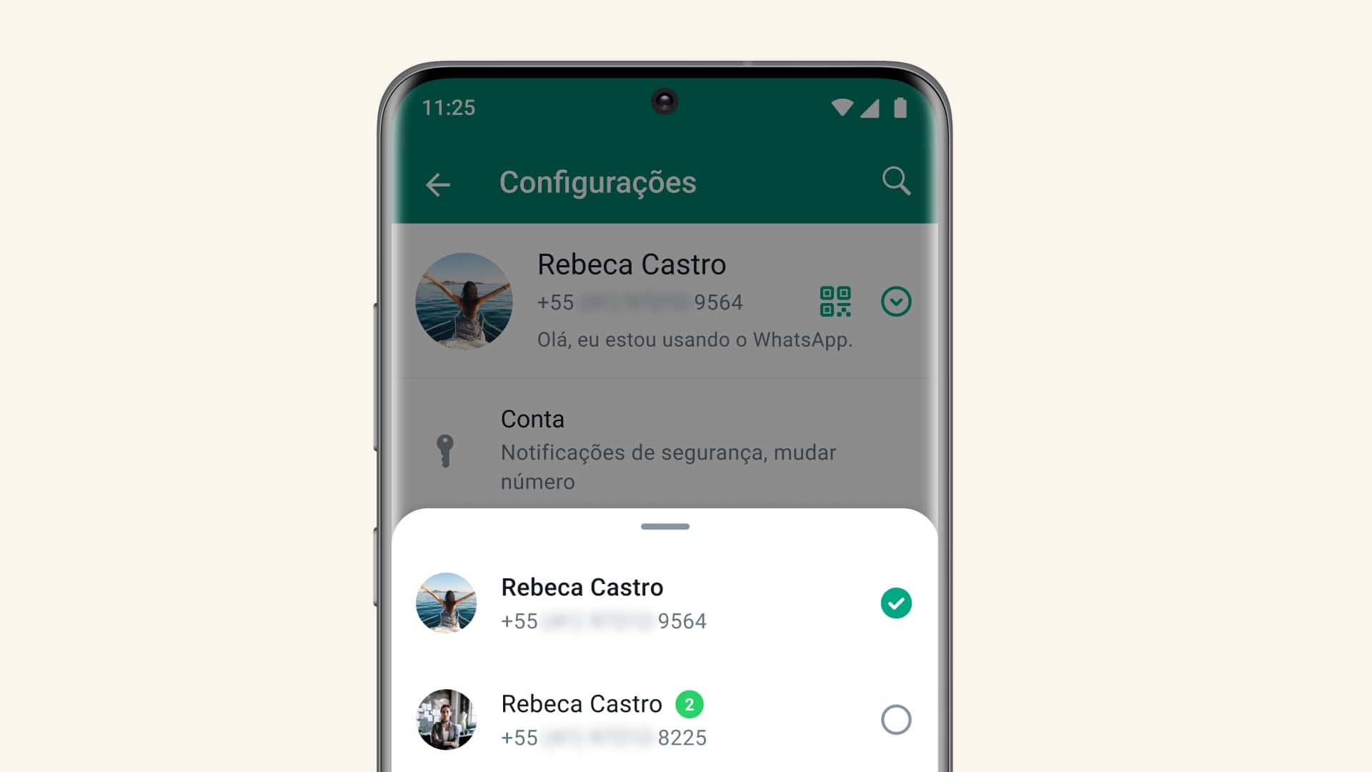App permite utilizar duas contas no mesmo celular