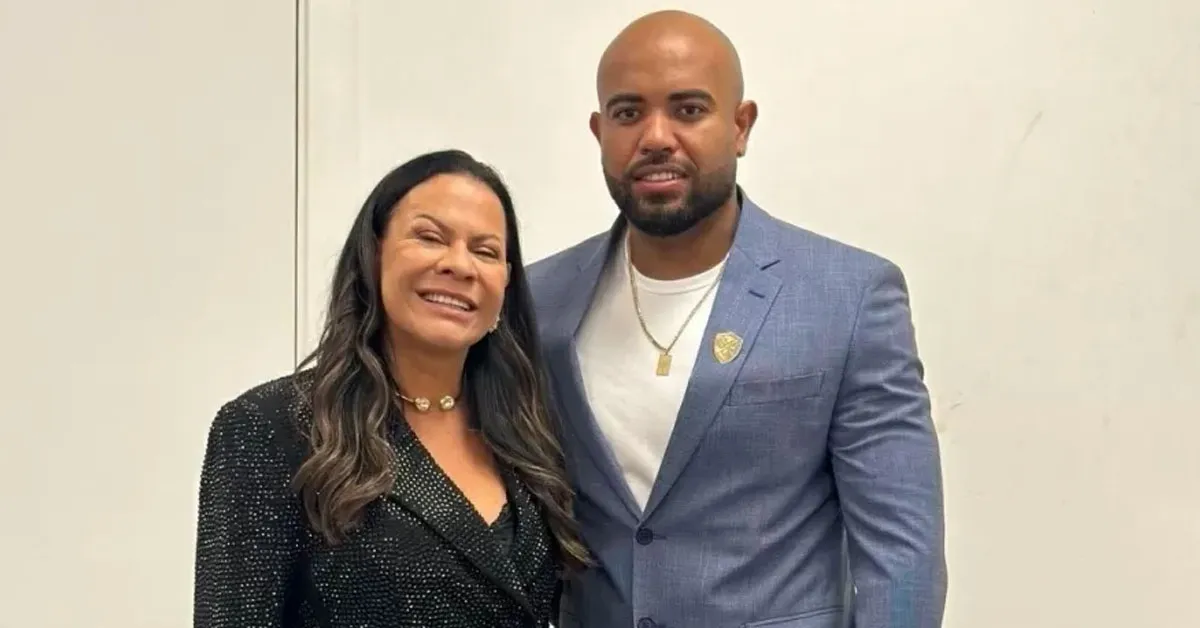 Ruth Dias, mãe de Marília Mendonça, e o marido Deyvid Fabricio