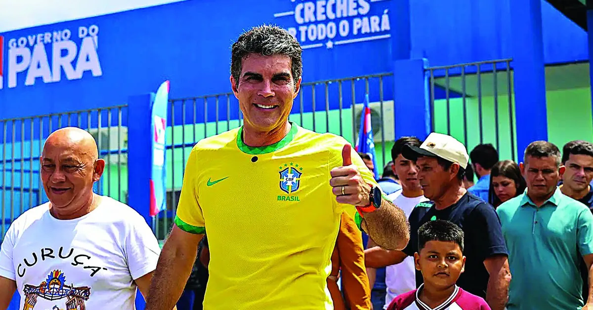 Helder vestiu a camisa da seleção brasileira para defender a soberania do Brasil