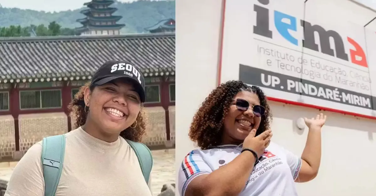 Maria Clara, aluna brasileira de um instituto público no Maranhão, vence campeonato de robótica na Coreia do Sul. Faturou o 1º lugar e o segundo também