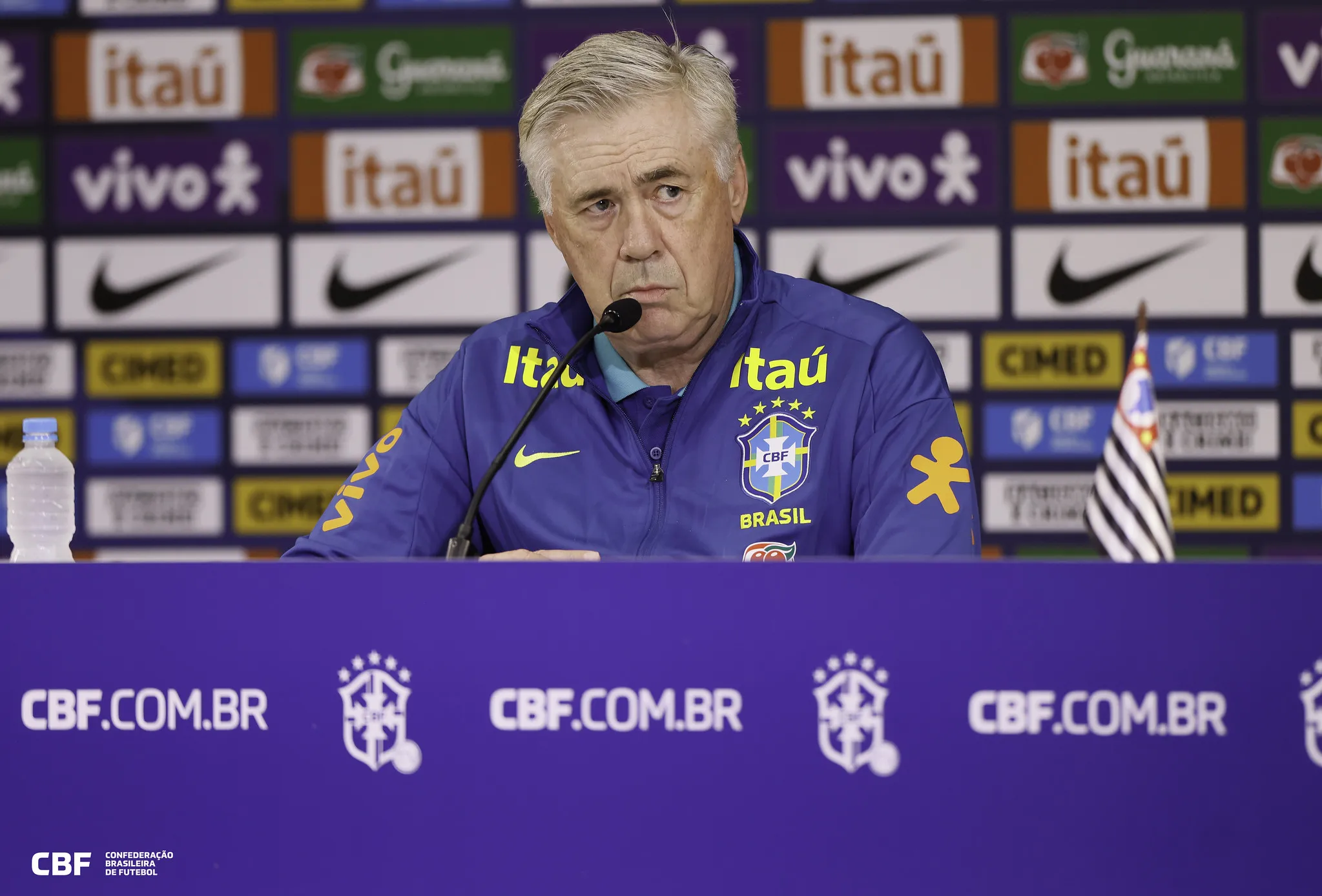 Depois de poupar Vinicius Júnior, o técnico Carlo Ancelotti decidiu liberar mais um jogador do Real Madrid da próxima convocação da seleção brasileira.