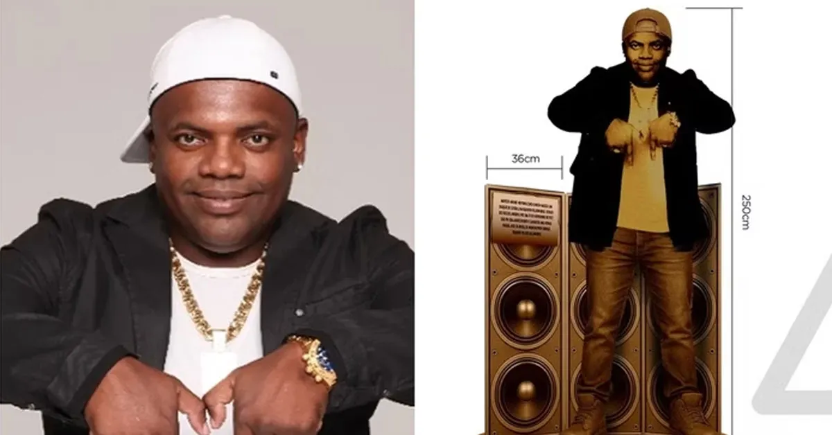 O cantor MC Marcinho, ficou conhecido como o "Príncipe do Funk"