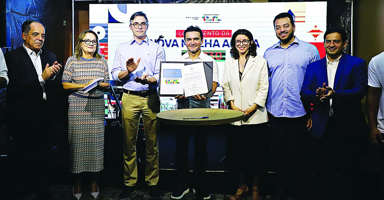 O evento contou com a presença de autoridades públicas, empresários do setor e representantes das companhias aéreas nacionais, além do ministro do Turismo, Celso Sabino.