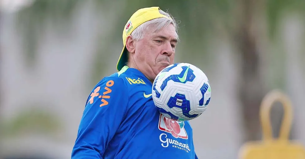 Ancelotti está de férias, mas não deixou de acompanhar a Copa do Mundo de Clubes