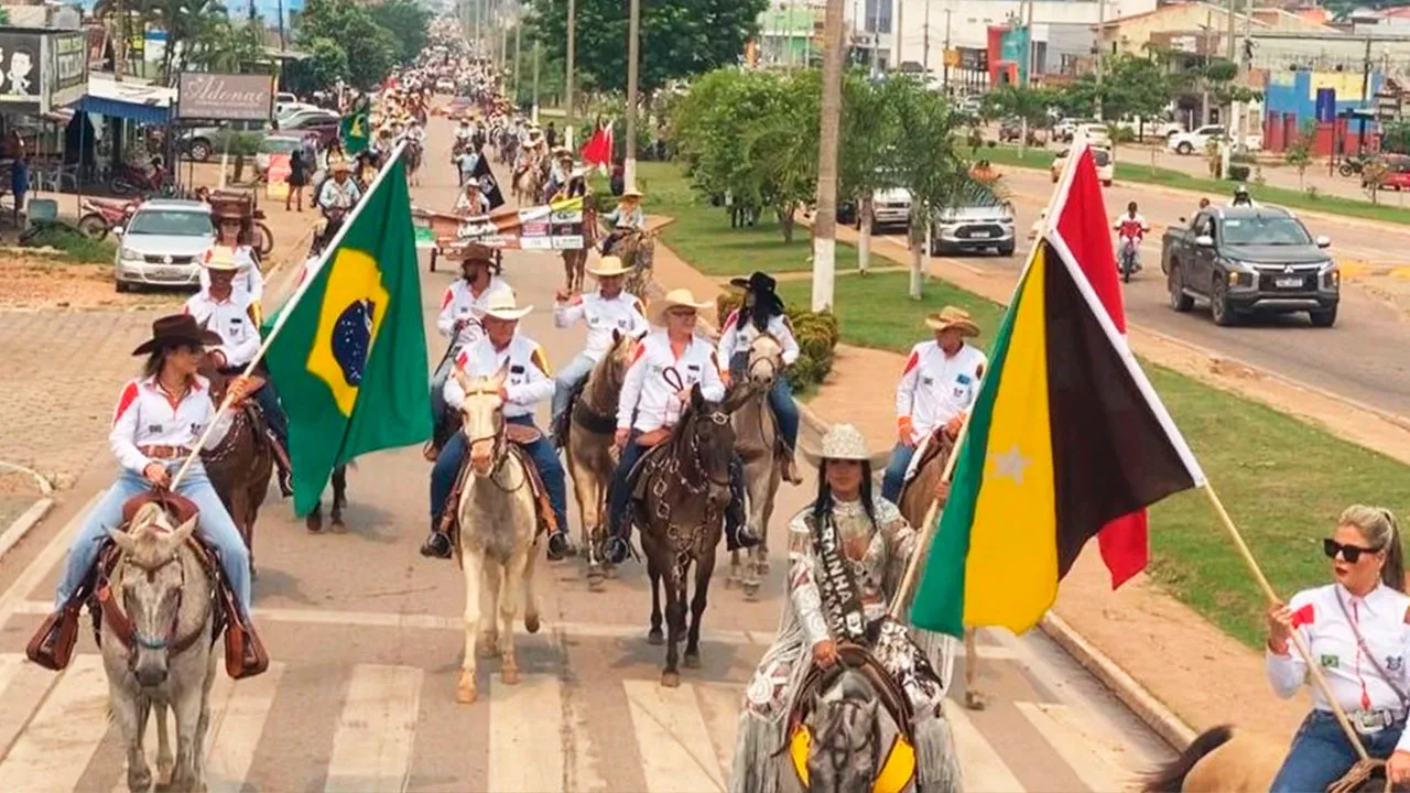 O ponto alto da Cavalgada de Ourilândia do Norte será no dia 8 de novembro, com o tradicional desfile de cavaleiros e amazonas.