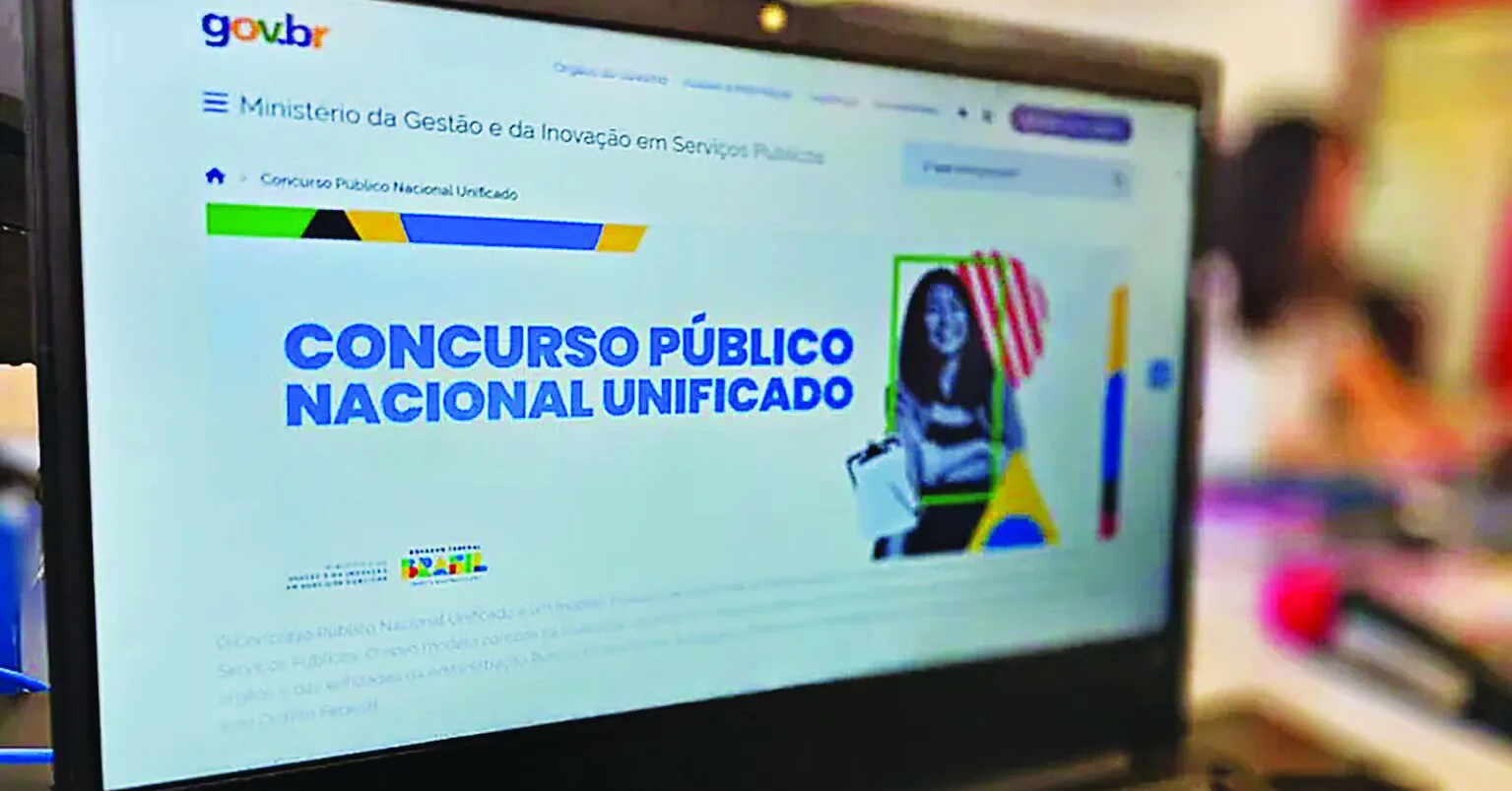 Todo o processo de inscrição do concurso unificado é feito pela plataforma GOV.BR
