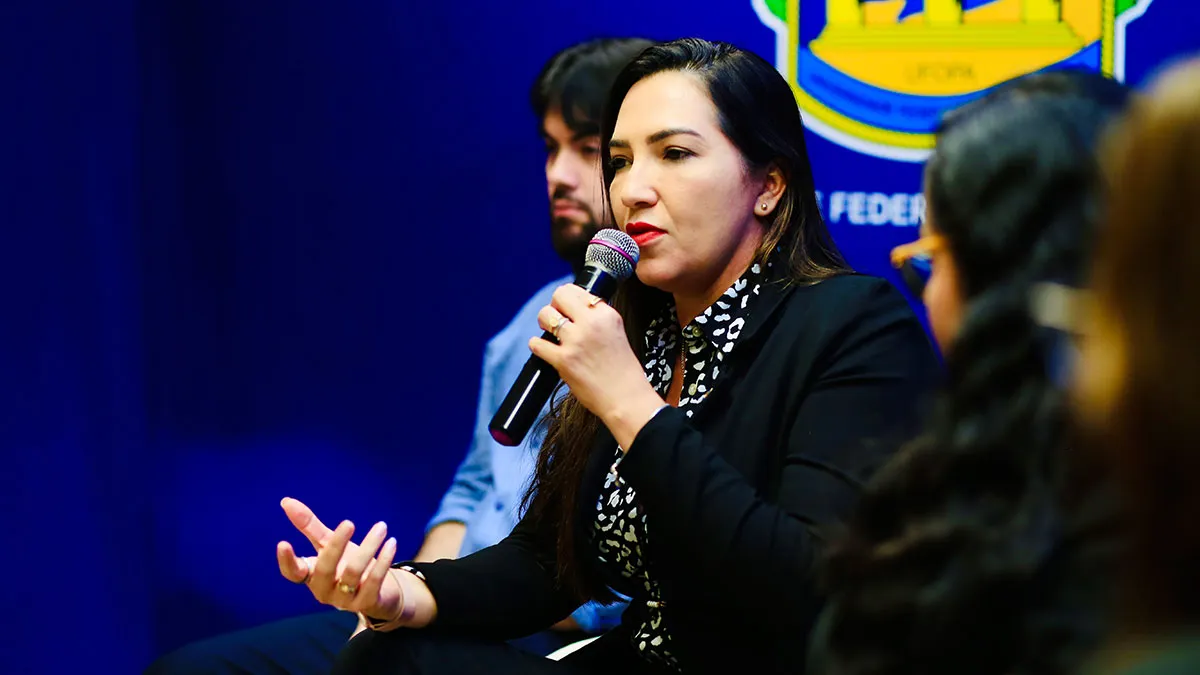 A presidente do CREA-PA, Adriana Falconeri
