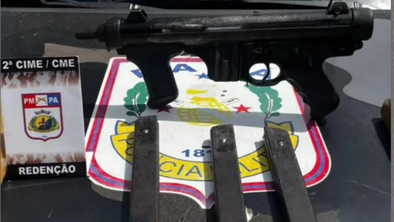 Todo o material apreendido foi apresentado na Delegacia de Polícia Civil de Redenção, onde foi registrado o boletim de ocorrência.