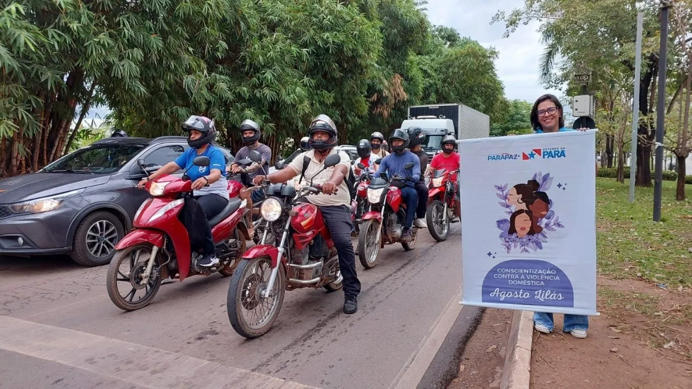 A atividade integra a programação do Agosto Lilás, mês dedicado à prevenção e combate à violência doméstica.