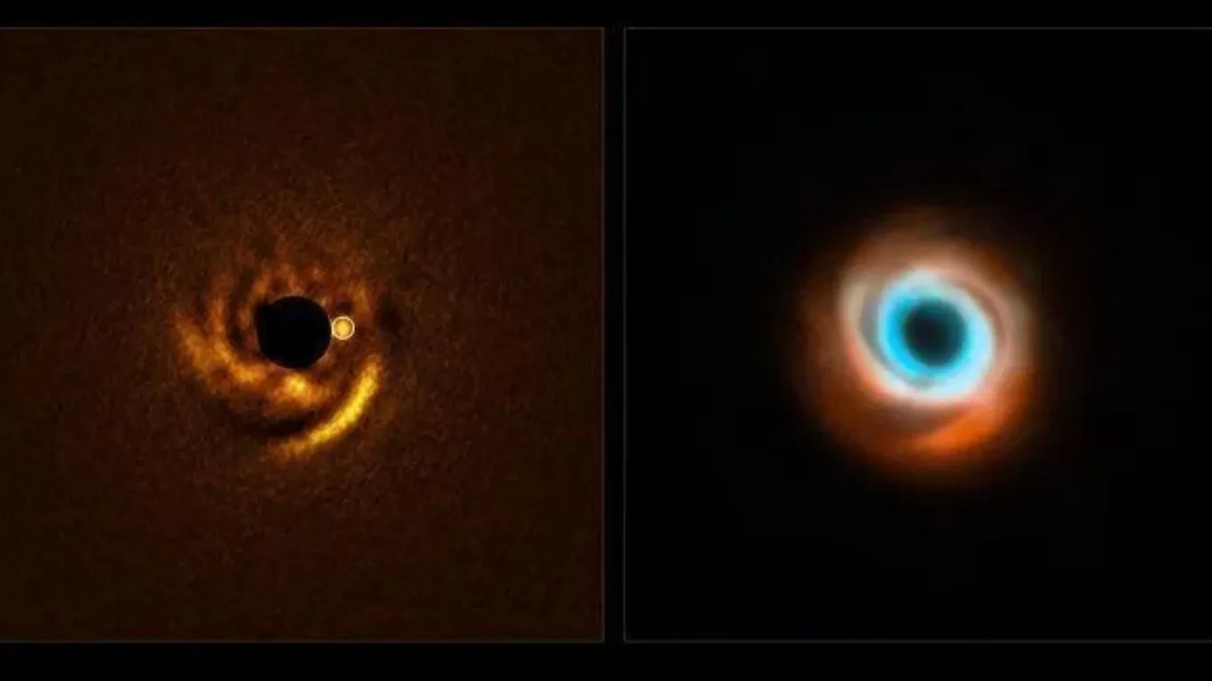 Essa imagem representa um marco significativo na compreensão do processo de formação planetária.