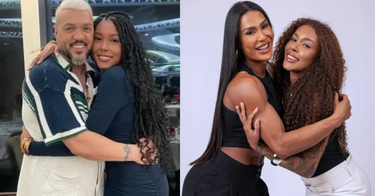 Giovanna Jacobina fala com carinho sobre Belo e Gracyanne: “Sou apaixonada pelos dois”