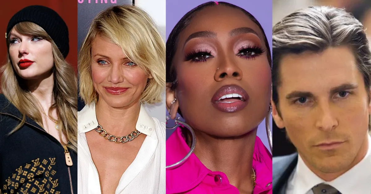 Taylor Swift, Cameron Diaz, Missy Elliott e Christian Bale