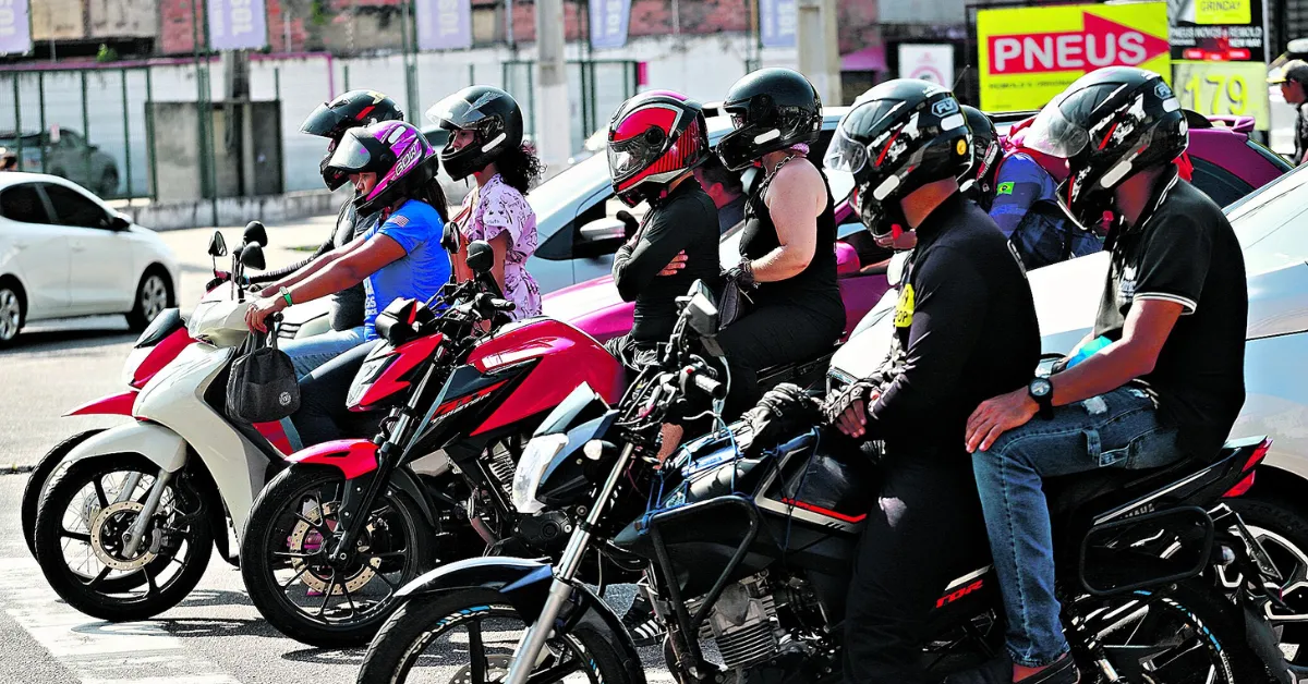 Crescimento da frota de motos no Estado foi de 18% em três anos