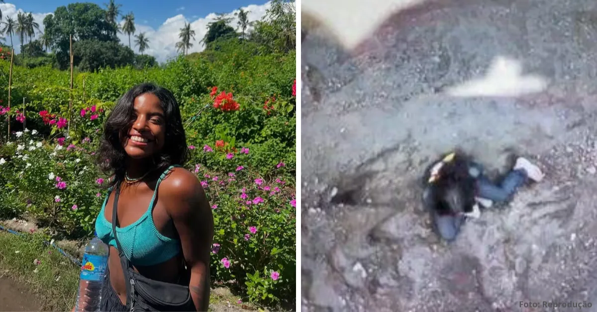 Juliana Marins, de 26 anos, caiu de uma altura de 300 metros durante trilha no vulcão Rinjani; parentes negam que ela tenha recebido comida, água ou agasalho, como afirmaram autoridades locais