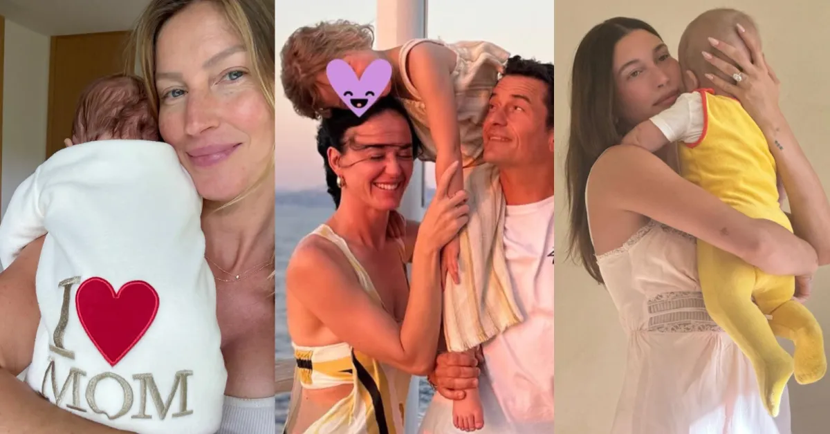 Celebridades optam por preservar a privacidade dos filhos e evitam mostrar o rosto nas redes sociais.