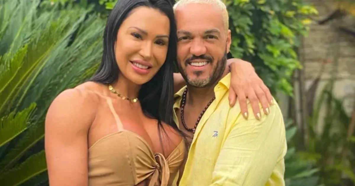 Belo e Gracyanne viveram 16 anos juntos; fãs torcem por reconciliação após emoji de coração postado pelo cantor.