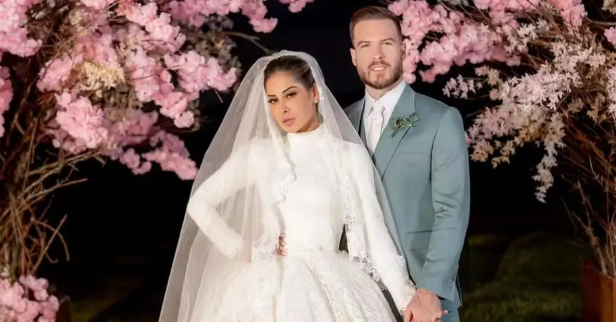 Thiago Nigro e Maíra Cardi oficializaram casamento com regime de comunhão total de bens.