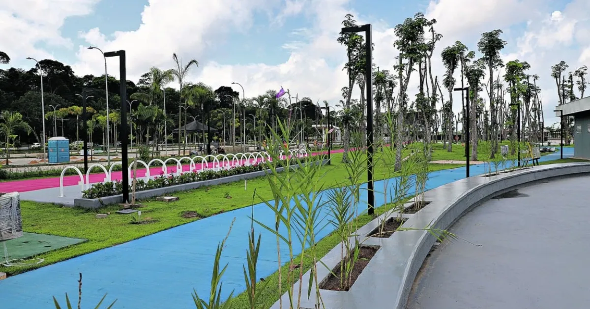 Parque da Cidade, em Belém, terá espaços gastronômicos.