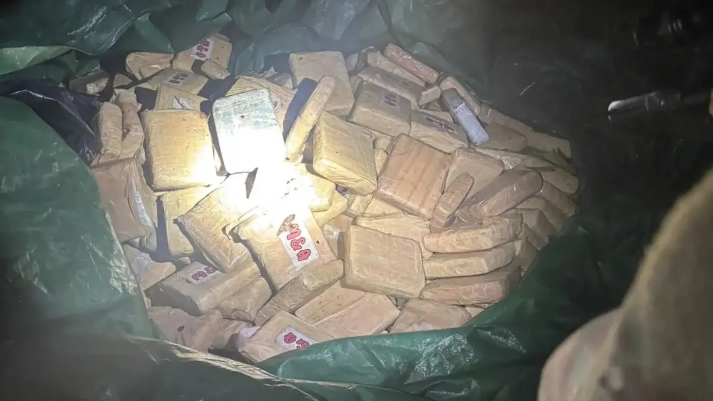 A tonelada de droga apreendidas pela PM e PF