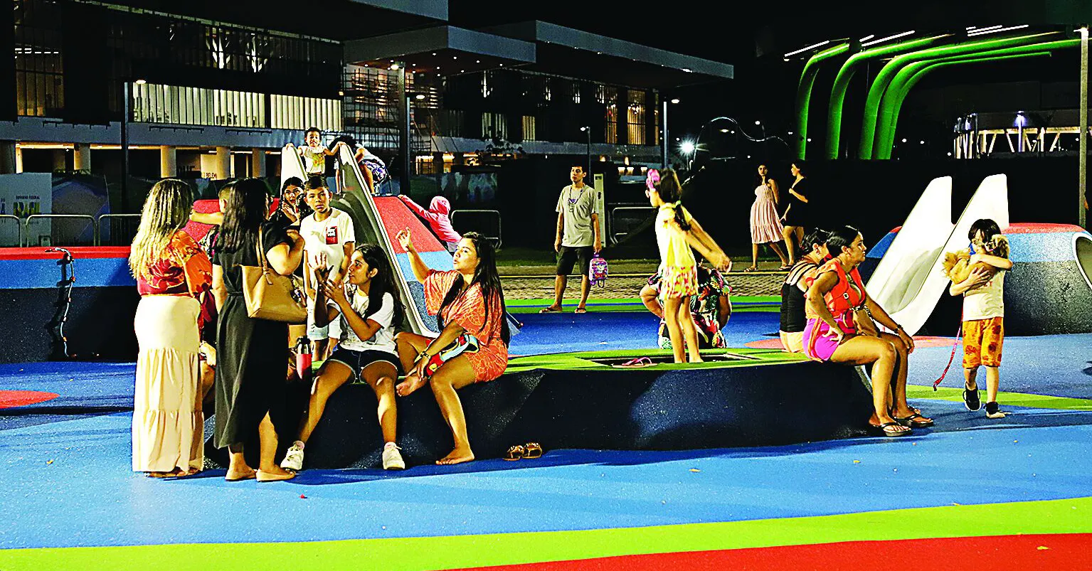 Uma das opções de lazer na capital é o Parque da Cidade. Leide Maia (ao lado) pretende visitar o Mangal das Garças