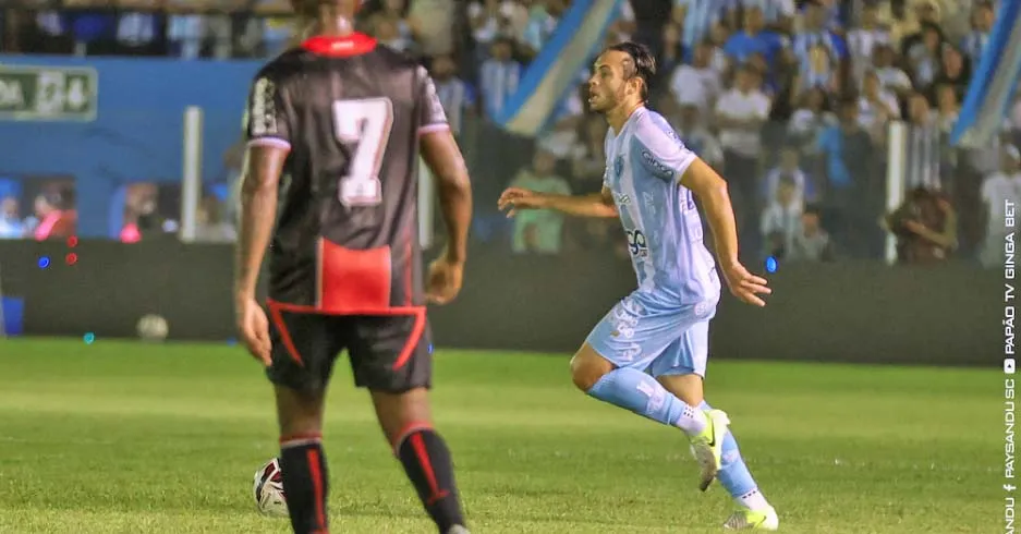 Leandro Vilela marcou o gol da primeira vitória do Paysandu