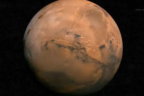 Imagens divulgadas pela Nasa mostram Marte nunca visto antes