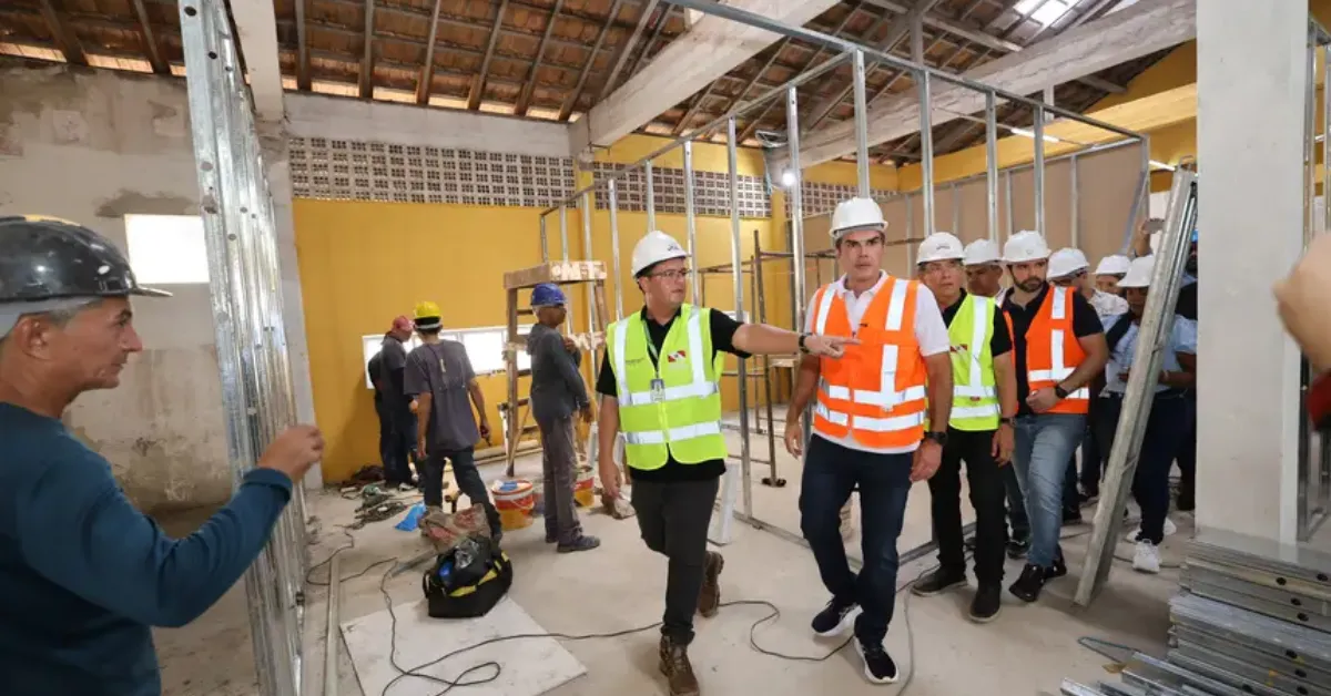 De acordo com Helder Barbalho, 97% da obra está concluída e a entrega está prevista para setembro