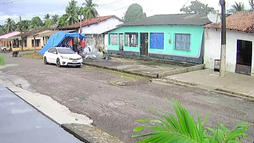 Acidente com compressor fere homem em Marapanim