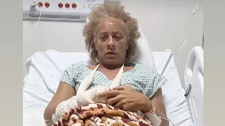 A atriz se manifestou sobre a prisão do agressor