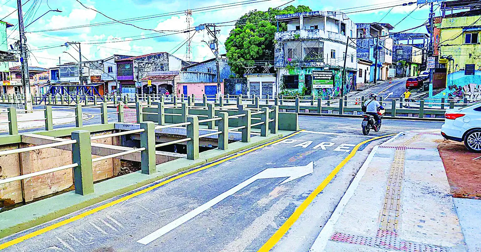 As obras no canal do Marco integram o projeto de Macrodrenagem da Bacia do Tucunduba.
