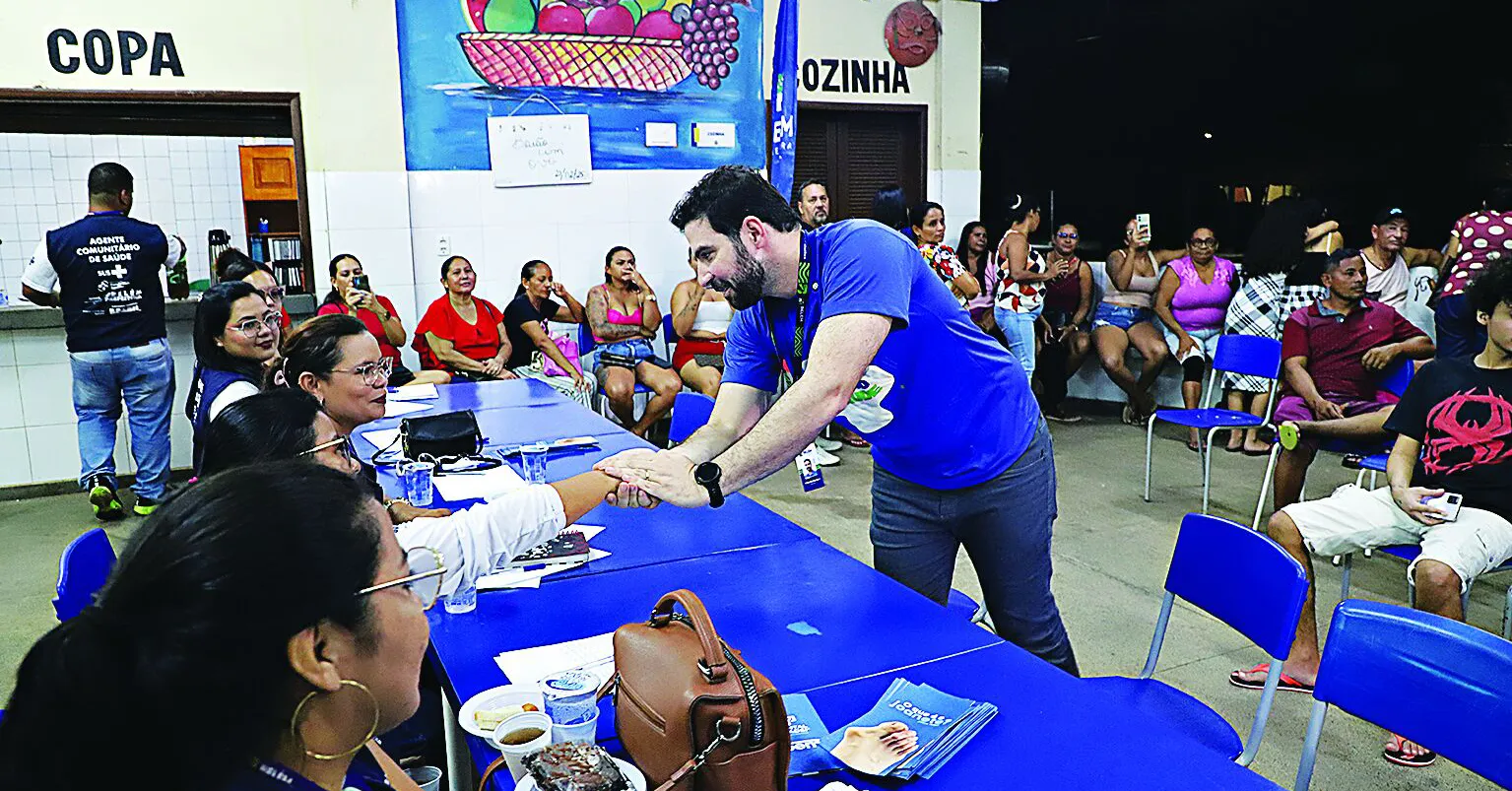 Prefeito Igor Normando durante uma das edições do “Viradão da Saúde”