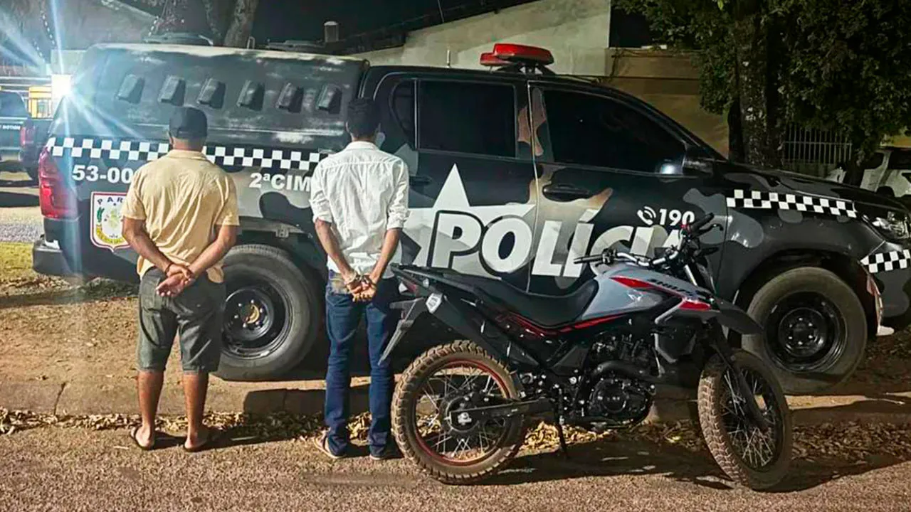 Ambos os envolvidos foram encaminhados à Delegacia de Polícia Civil de Redenção, onde foram autuados em flagrante pelo crime de receptação