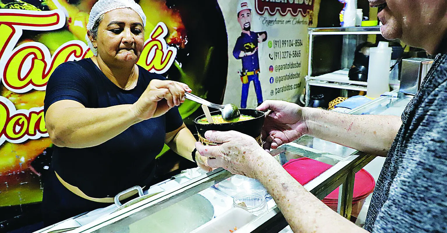 No Tacacá da Flávia, o movimento é frequente, todos os dias