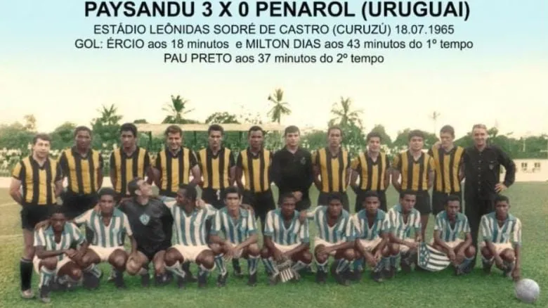 O Paysandu jogou com Castilho; Oliveira, Abel, Jota Alves e Carlinhos; Beto, Quarentinha; Pau Preto, Milton Diaz, Edson Piola e Ércio. O técnico era Juan Antônio Alvarez. Já o Peñarol atuou com Mazurkiewicz; Lezcano, Pablo Forlán, Néstor Golçalves, Días (Luis Alberto varela) e Caetano (Tabaré González); Cortés e Pedro Rocha; Abbadie, Alberto Spencer e Joya.