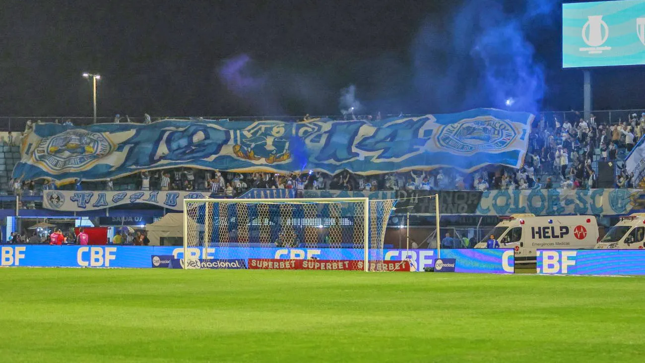 Torcida do Paysandu na Ressacada em 2024