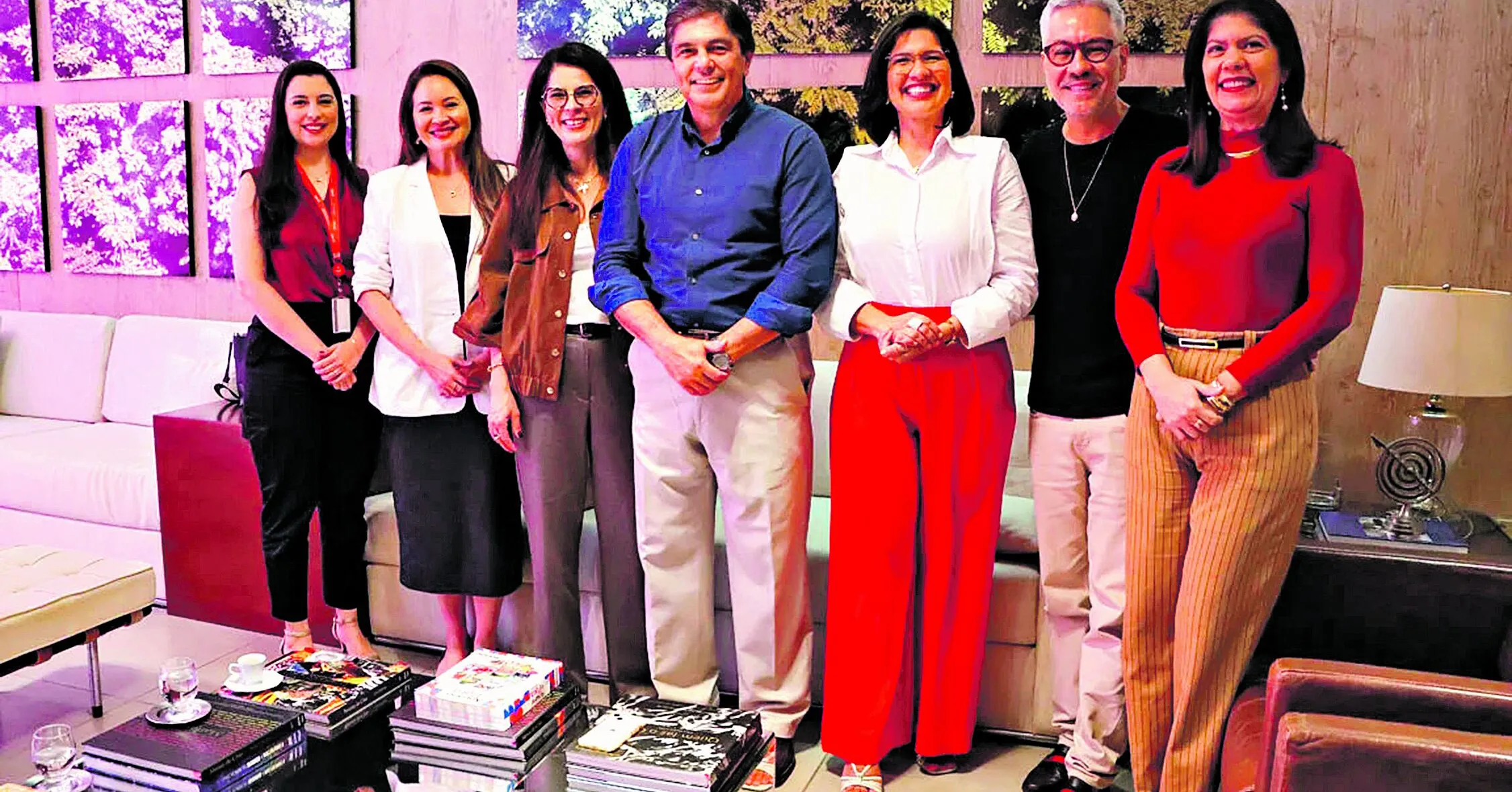 Os representantes da Claro foram recebidos pelo presidente do Grupo RBA, Camilo Centeno