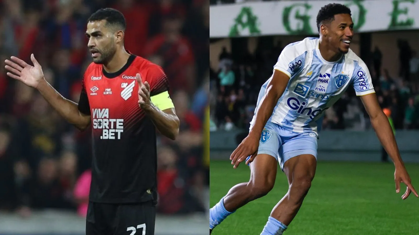 Athletico-PR e Paysandu se enfrentam na Série B.