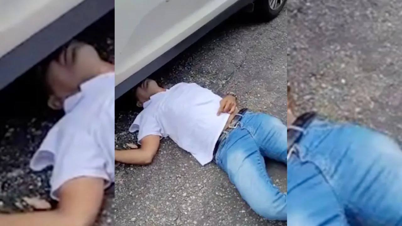 De acorodo com testemunhas, o suspeito teria sido imobilizado e agredido por motoboys.