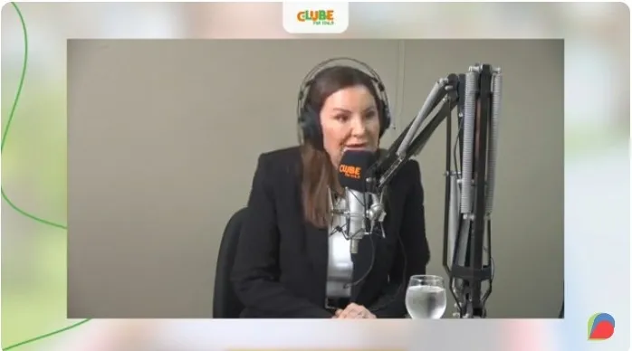A vice-governadora do estado, Hana Ghassan, em entrevista exclusiva para a Rádio Clube do Pará