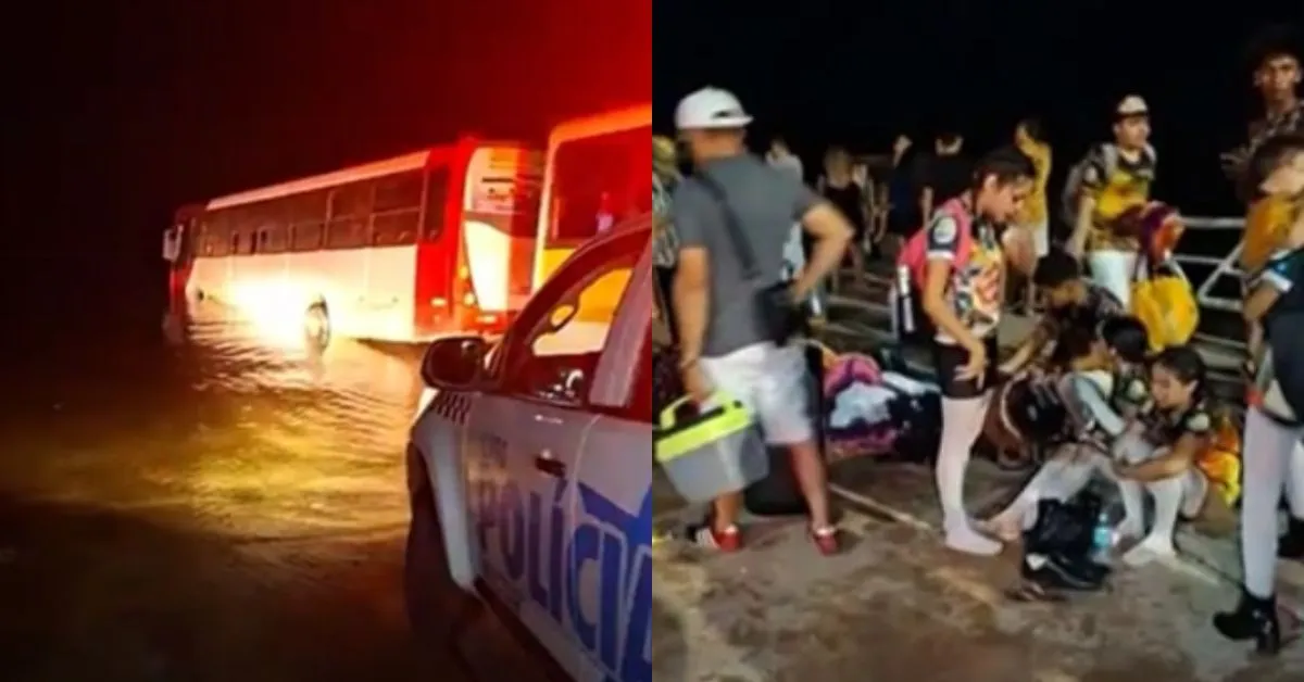 Acidente aconteceu na noite deste sábado (7)