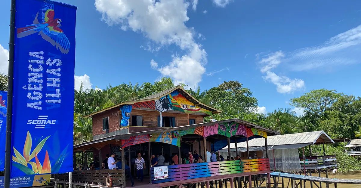 Agência Ilhas do Sebrae Pará, na Ilha do Combu