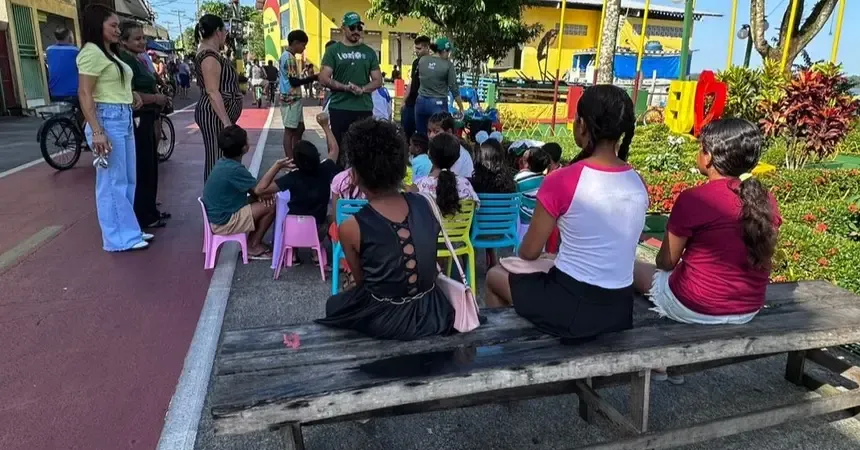 O encerramento da programação ocorreu no município de Afuá, entre os dias 30 de julho e 2 de agosto, com ações direcionadas especialmente ao público infantil.