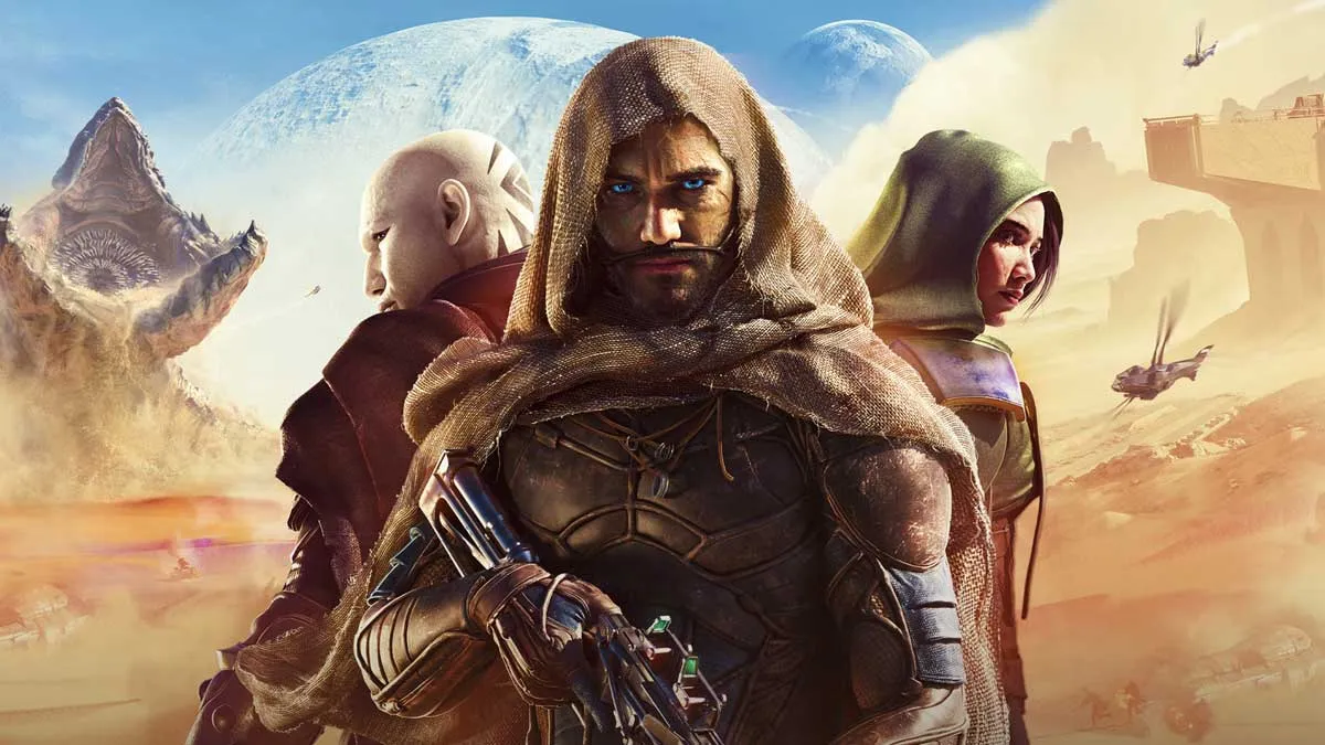 Funcom lança MMO de sobrevivência em Arrakis no Steam, atinge pico de 117 k players e 89% de aprovação; versão console chega em 2026.