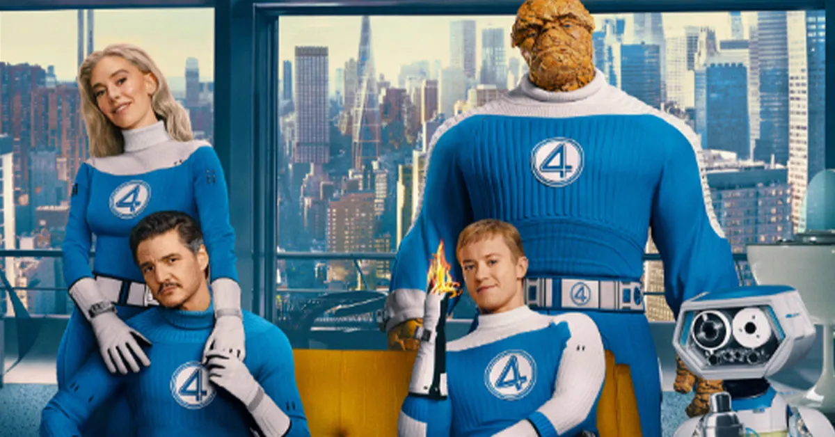 Quarteto Fantástico estreia no MCU com elenco estelar e ação.