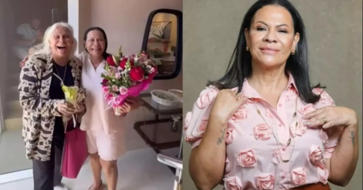 Fafá de Belém visitou Dona Ruth para discutir os passos de um projeto especial.