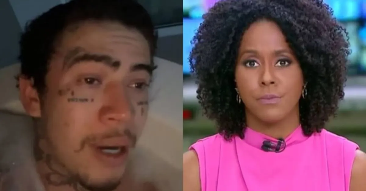 Whindersson Nunes usous as redes sociais para criticar a reportagem sobre 'ice' do Fantástico exibida neste domingo (29).