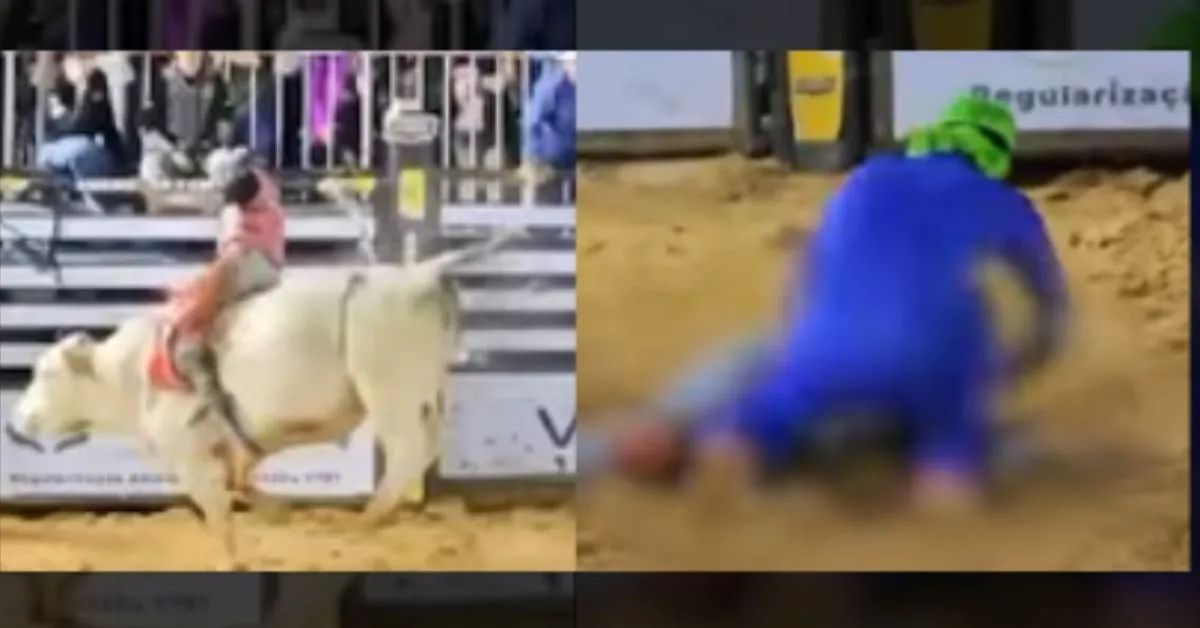 Peão morre após ser pisoteado por touro no MT.