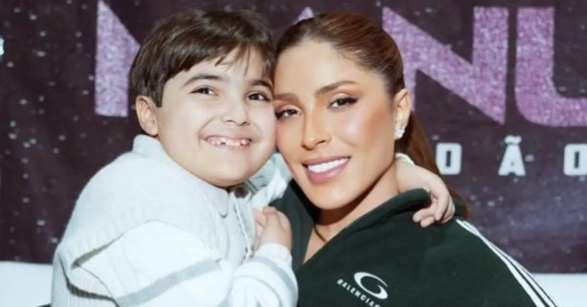 Filho de Manu Bahtidão recebe alta após dias na UTI