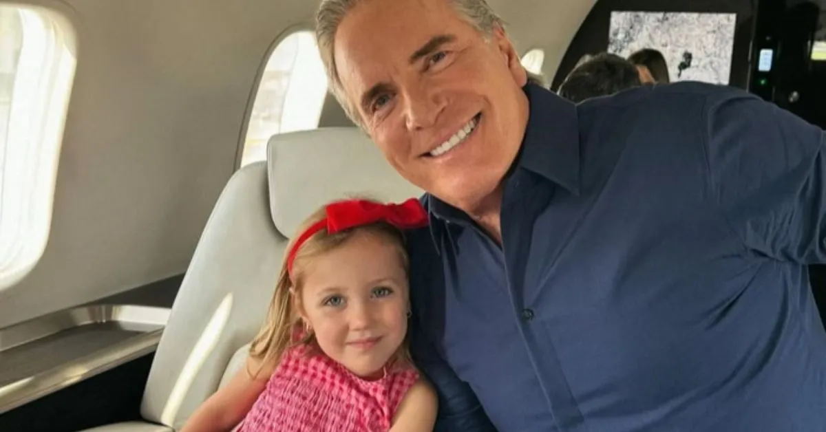 Roberto Justus entra na Justiça para identificar autores das ameaças feitas contra a filha dele Vicky, de cinco anos de idade.